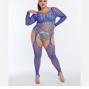 Savage x fenty commitment issues fishnet body stocking